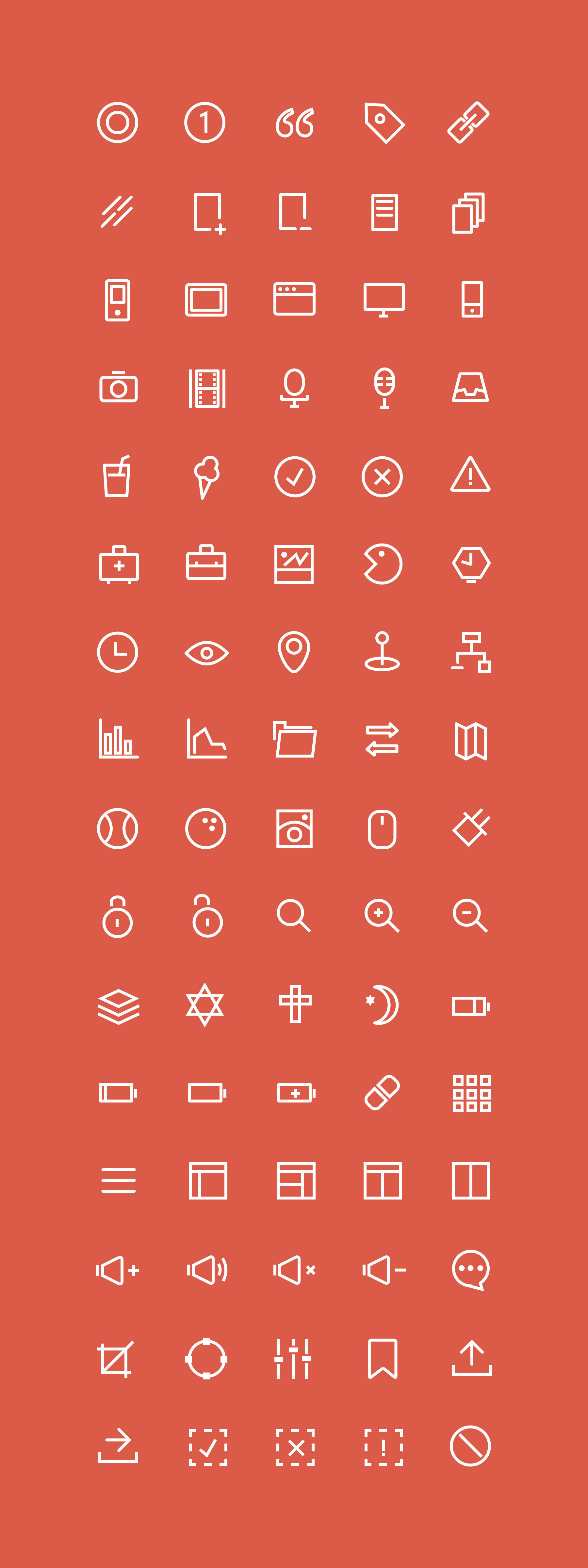 3px Icons Set