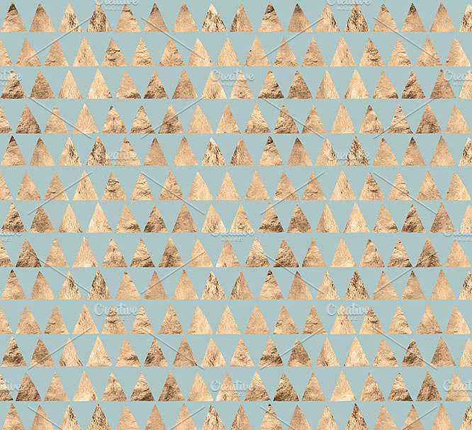 玫瑰金图案和树叶数字图案背景纹理 Rose Gold Leaf Digital Patterns No.2插图(1)