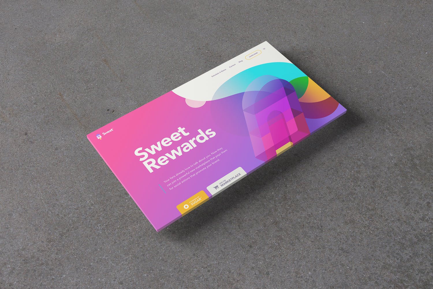 3D立体视觉网站设计效果图样机 3D Screen Mockups插图(2)