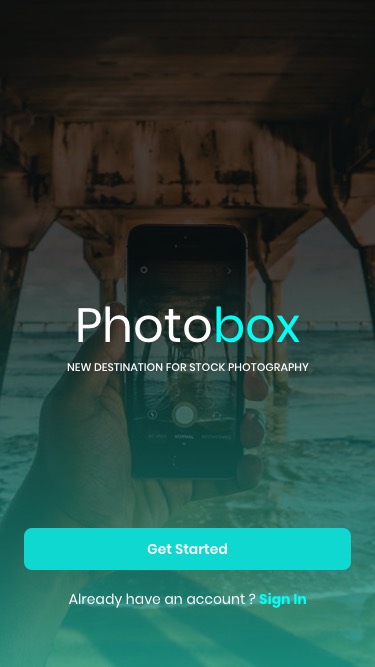 多用途的拍照摄影图库APP UI KITS（PSD&SKETCH）插图(7)