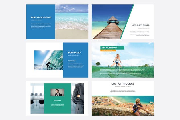 信息图表类型企业数据展示PPT演示模板Vol.39 Multipurpose PowerPoint Template V.28插图(14)