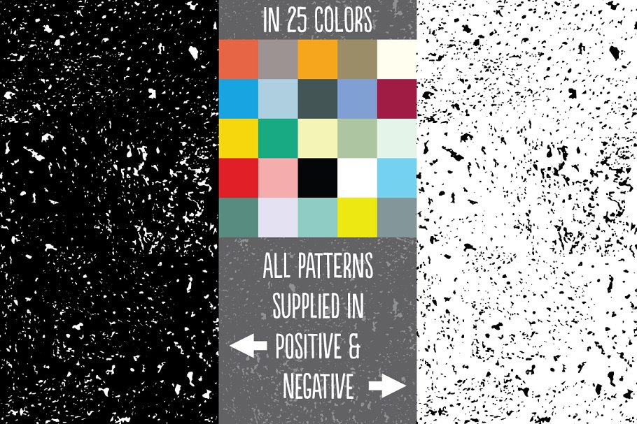 沙砾斑驳复古做旧纹理 Grit and Grunge Repeat Patterns插图(4)