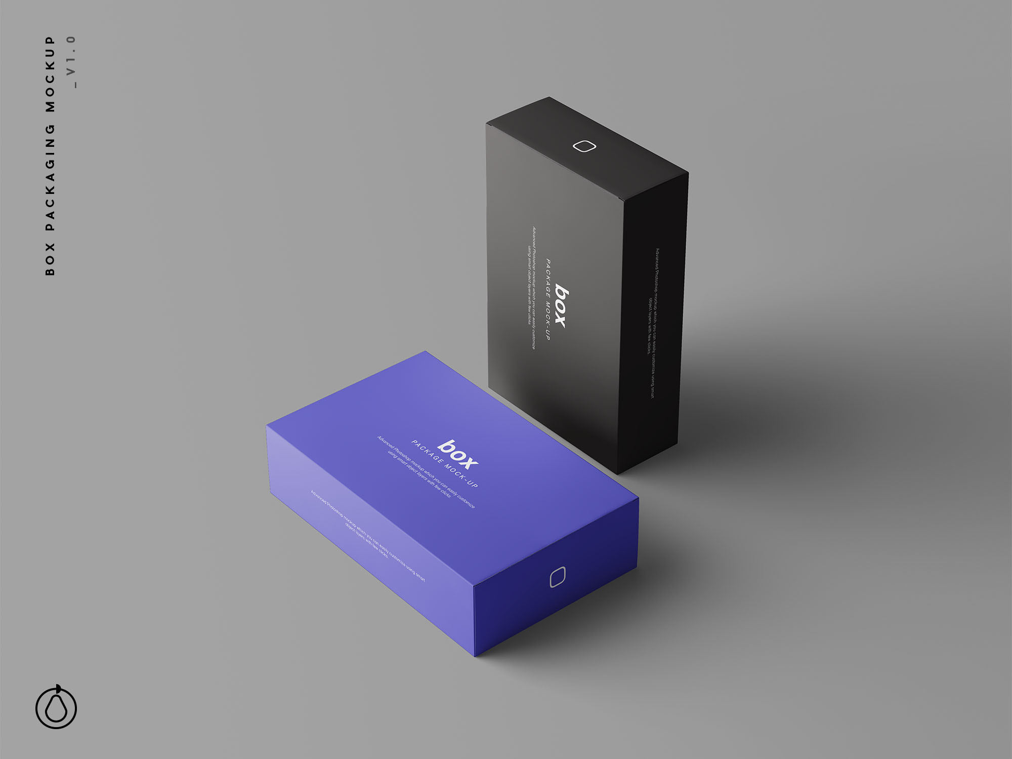 精品礼品/产品包装盒外观设计样机模板 Box Packaging Mockup插图