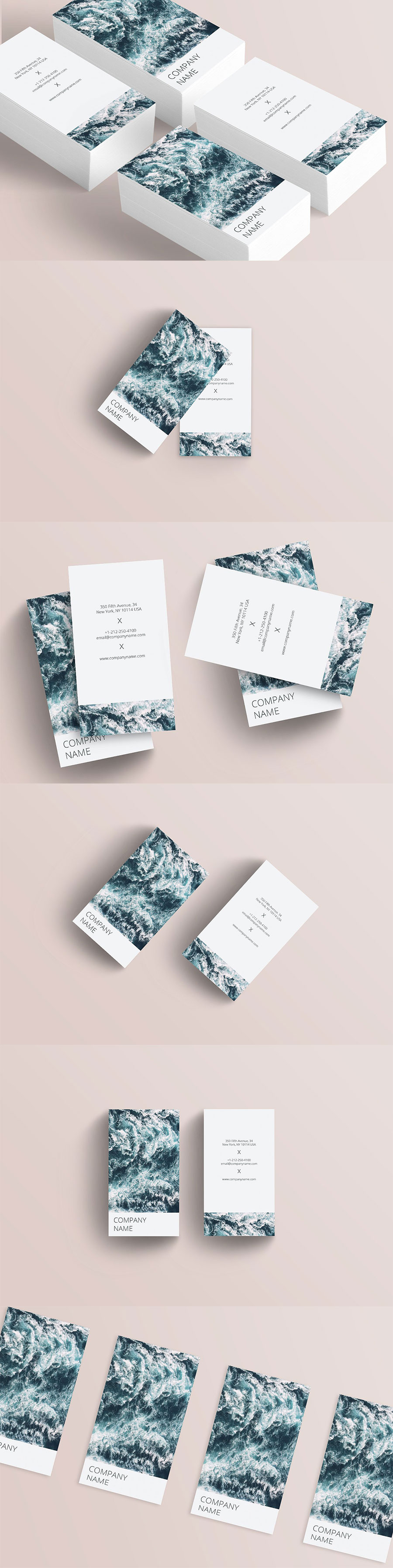 高颜值的商业名片模版下载[PSD]插图