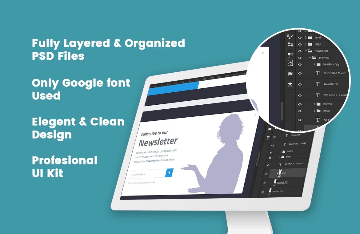 极简主义设计风格网站管理后台UI套件 highFive Admit – Modals插图(2)