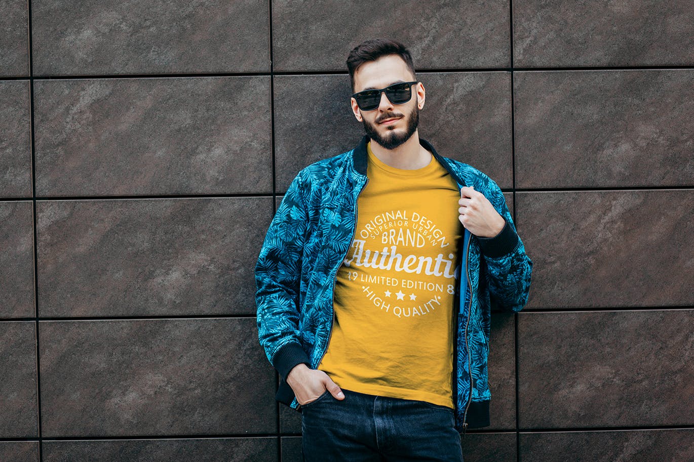 T恤系列服装印花设计展示样机素材库精选合集v03 T-Shirt Mockup Collection 03插图(5)