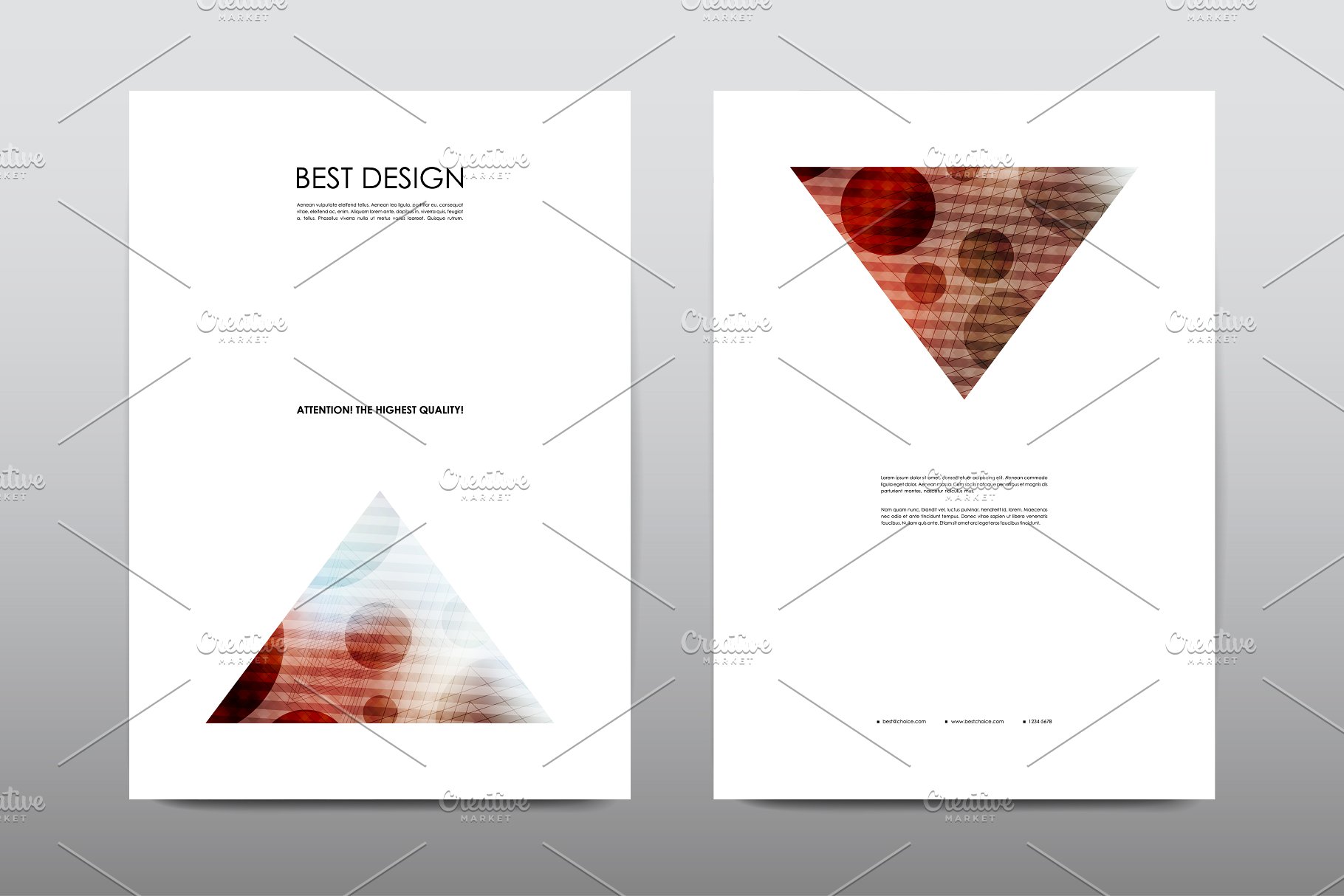 50+商业企业宣传小册子模板 50+ Business Brochures Bundle插图(50)