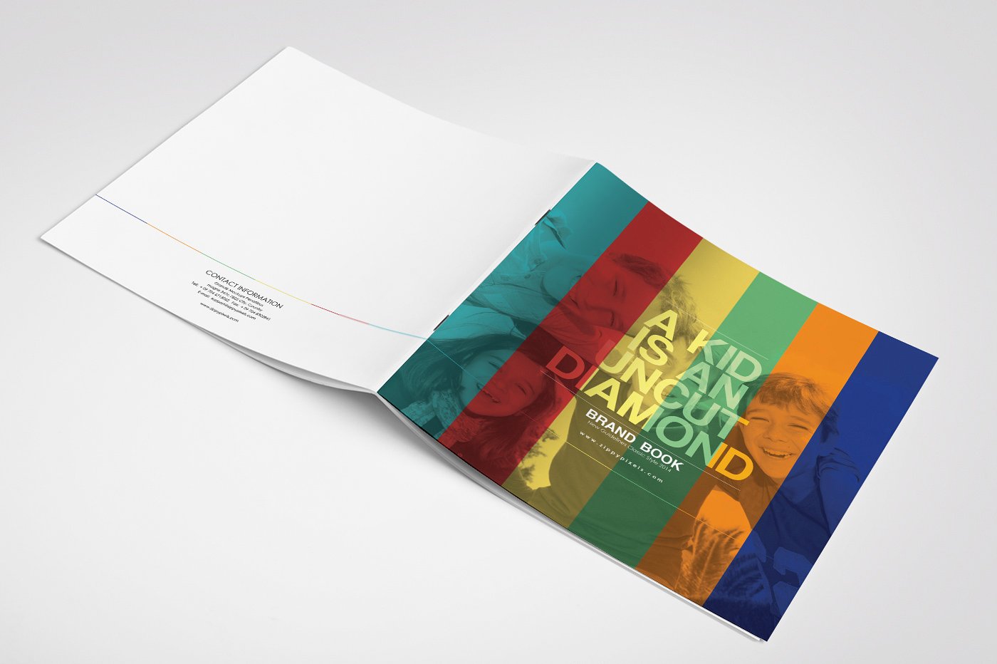 一套颜色丰富的品牌画册模板下载[indd]插图(6)