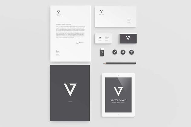 逼真品牌VI设计演示企业办公用品样机2 Branding / Identity Mock-up 2插图(8)