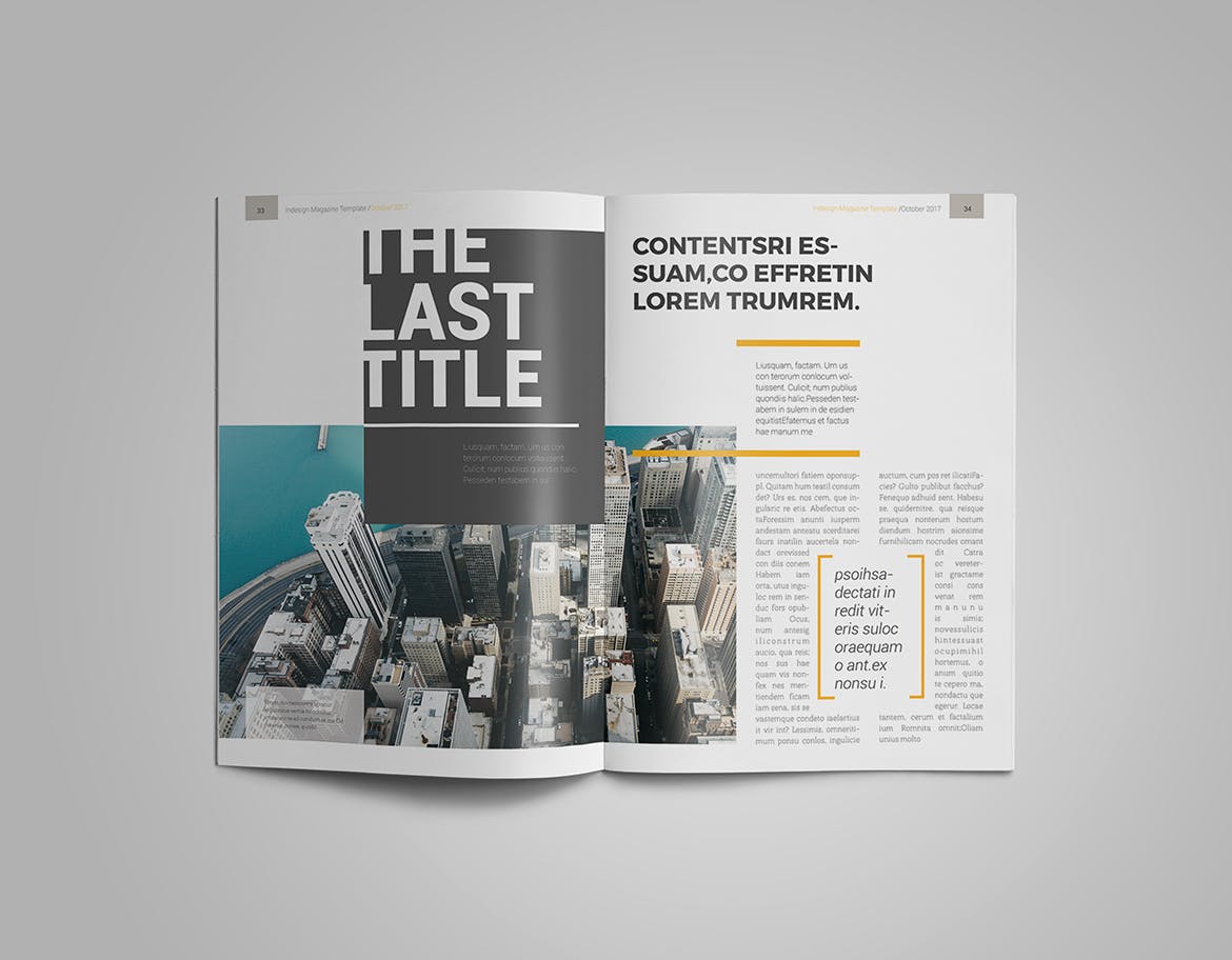 女性时尚主题素材库精选杂志版式设计InDesign模板 InDesign Magazine Template插图(14)