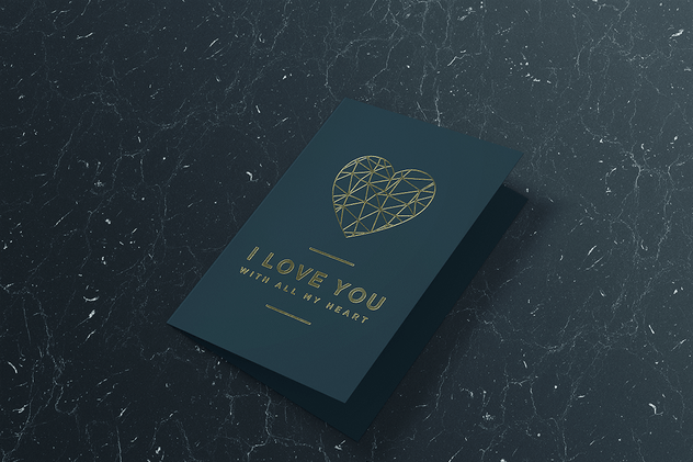 邀请函与贺卡样机模板v2 Invitation & Greeting Card MockUp vol.2插图(5)