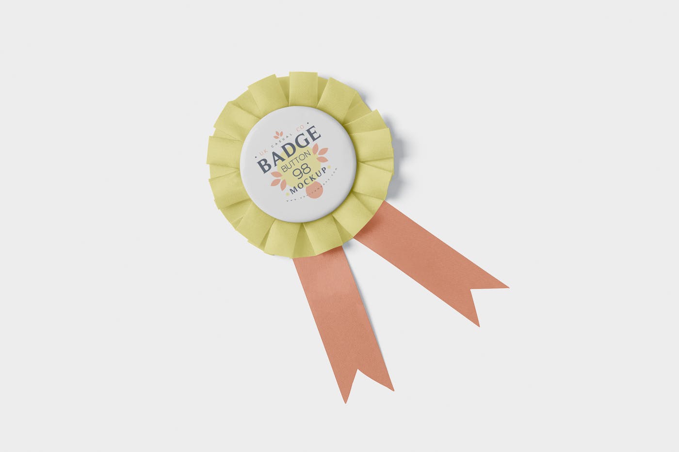圆形徽章奖章设计图素材库精选模板 Badge Button Mock-Ups in round shape插图(3)