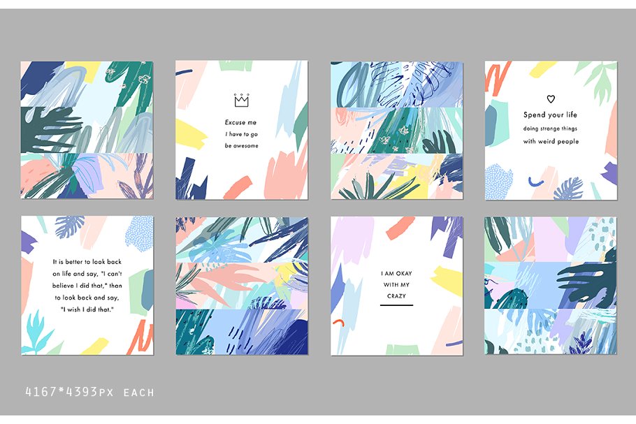 热带雨林的魅力水彩剪贴画 Tropical Madness 2插图(7)