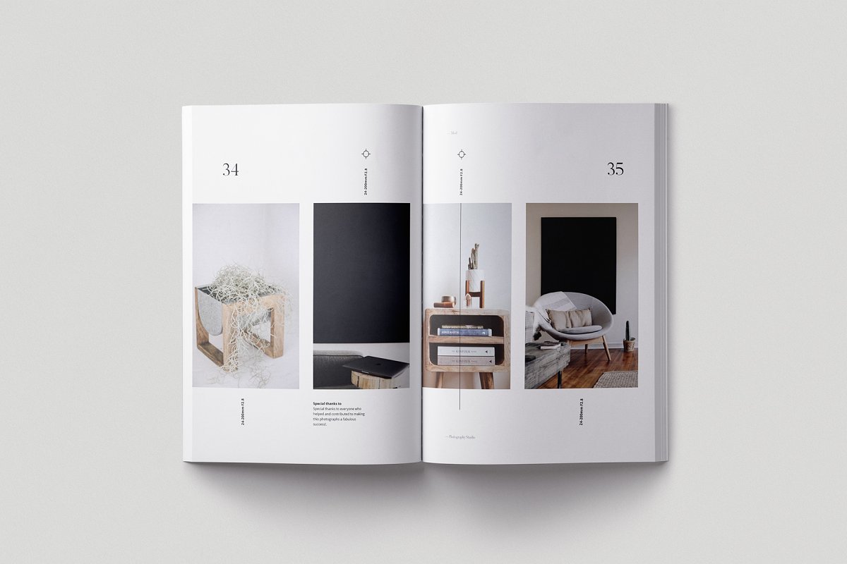 Mod时尚摄影作品图册设计模板插图(3)