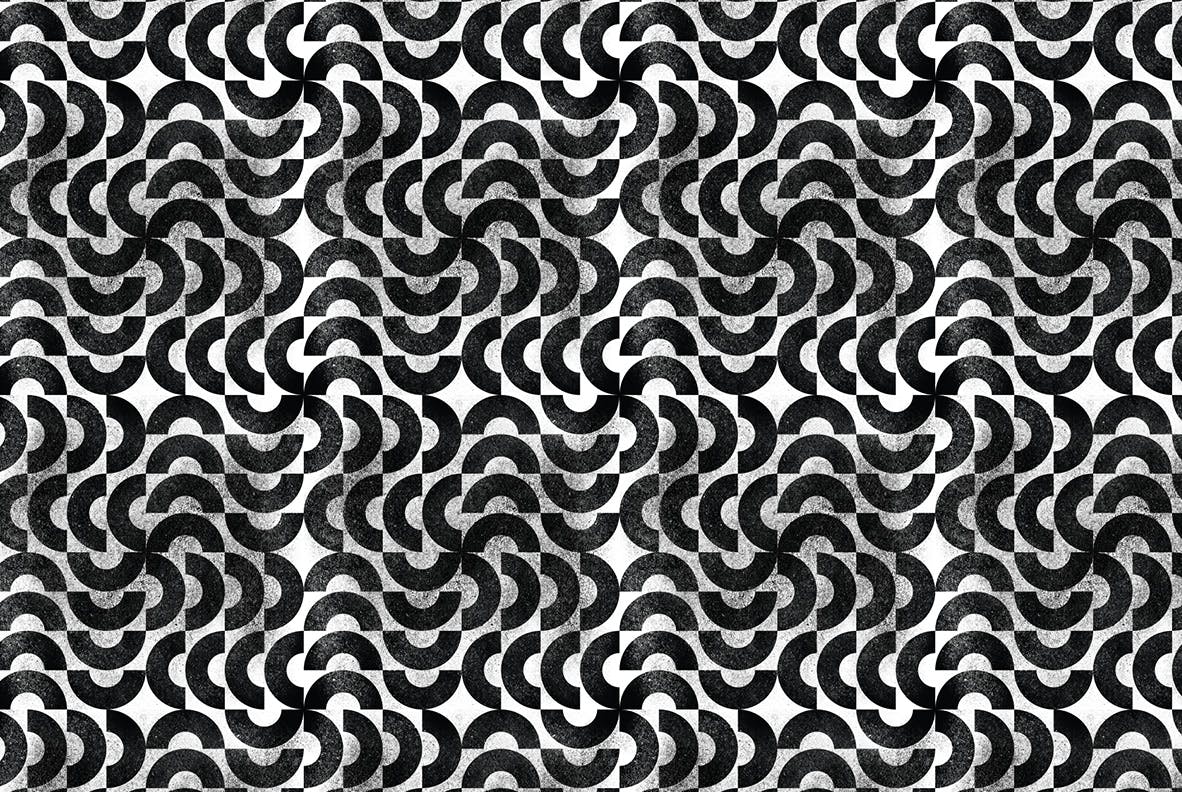 60种沙粒几何图案连续四方图无缝背景图 Grit Pattern插图(3)