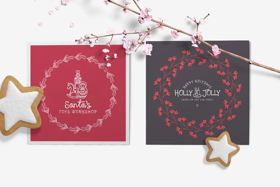 圣诞主题元素设计师工具包 Lapland Christmas Toolkit插图(12)