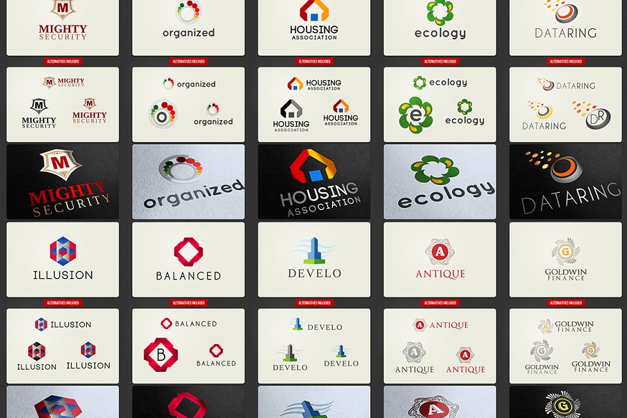 36个惊艳的矢量Logo模板  36 Vector Logo Templates插图(3)