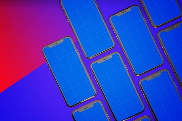 iPhone Xs手机应用UI设计展示样机模板 iPhone XS V.1插图(10)