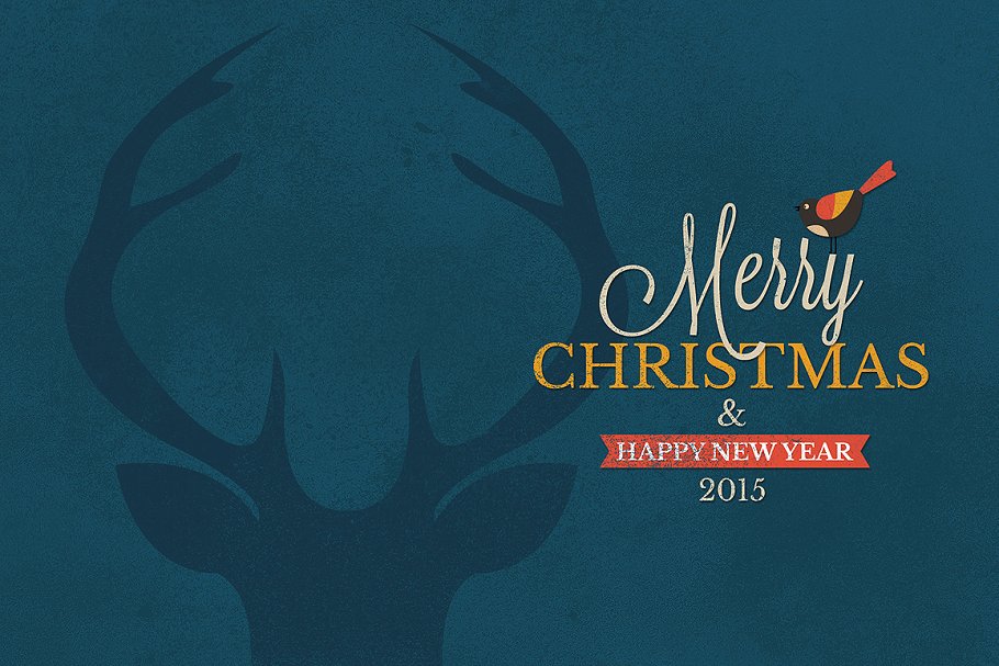 圣诞节主题背景和卡片模板V.4 Christmas Background & Cards Vol.4插图(2)