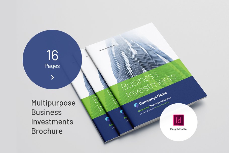多用途A4商业投资理财手册设计模板插图