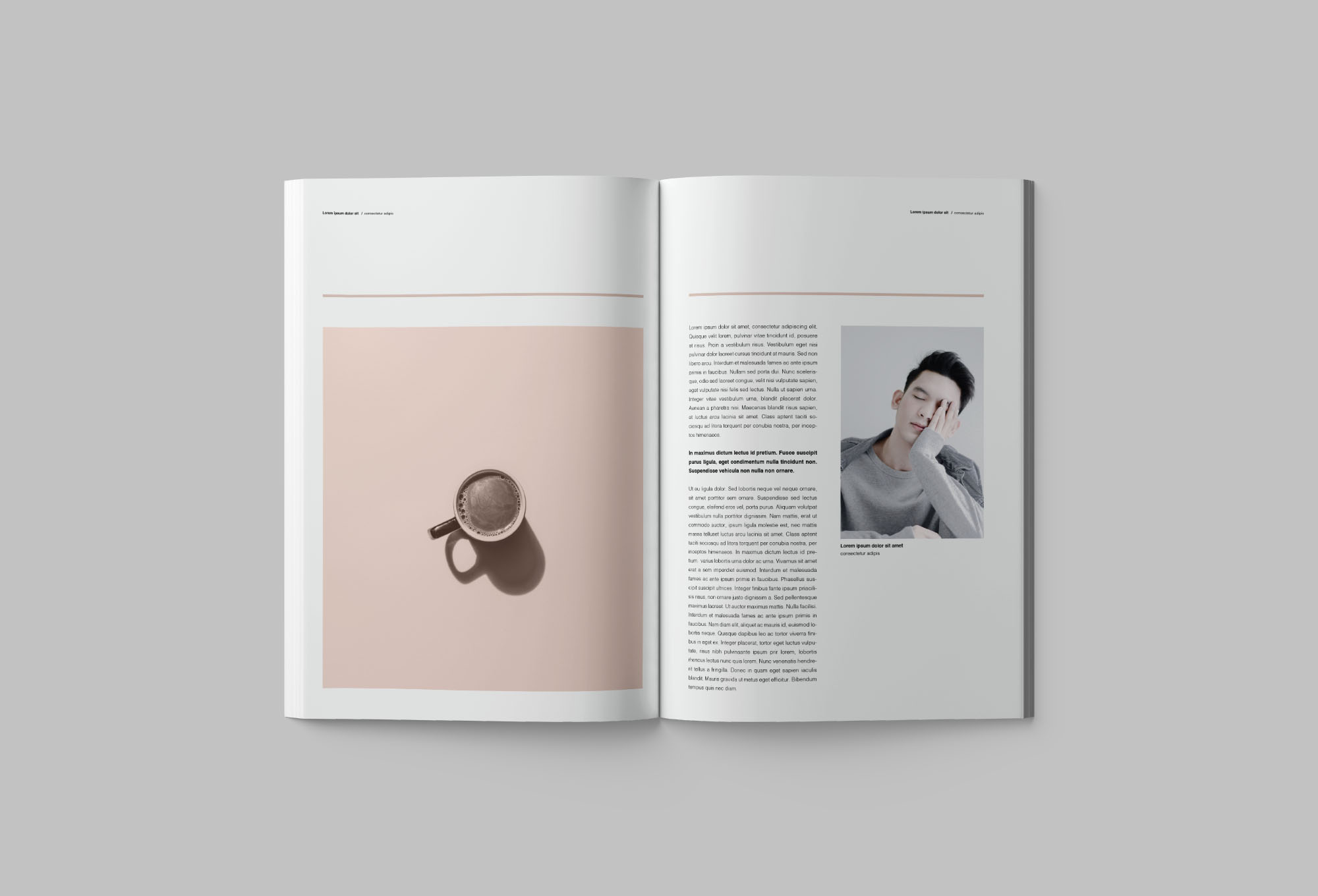 软封面图书设计效果样机模板 Softcover Book Mockup插图(3)