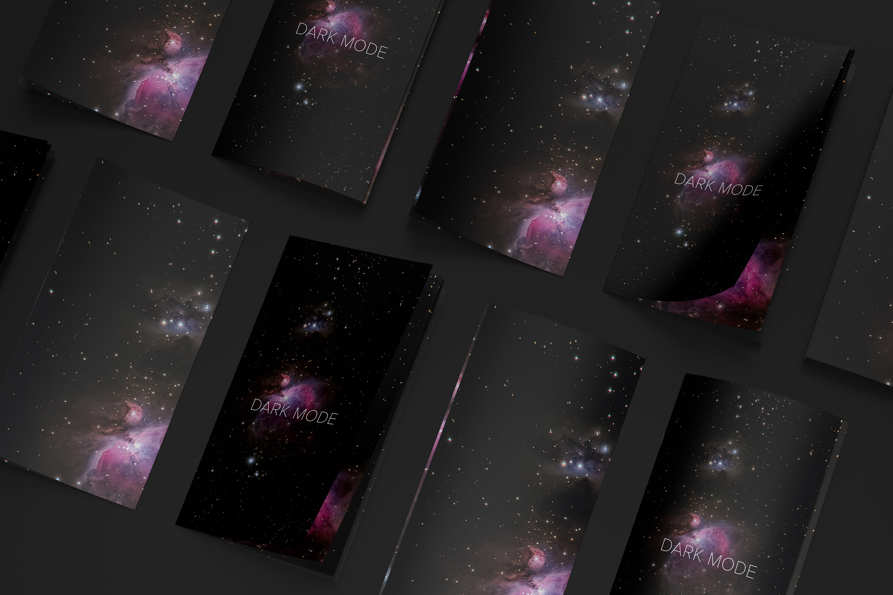 企业宣传传单设计效果图等距网格样机05 Thin Booklet Mockup 05插图(3)