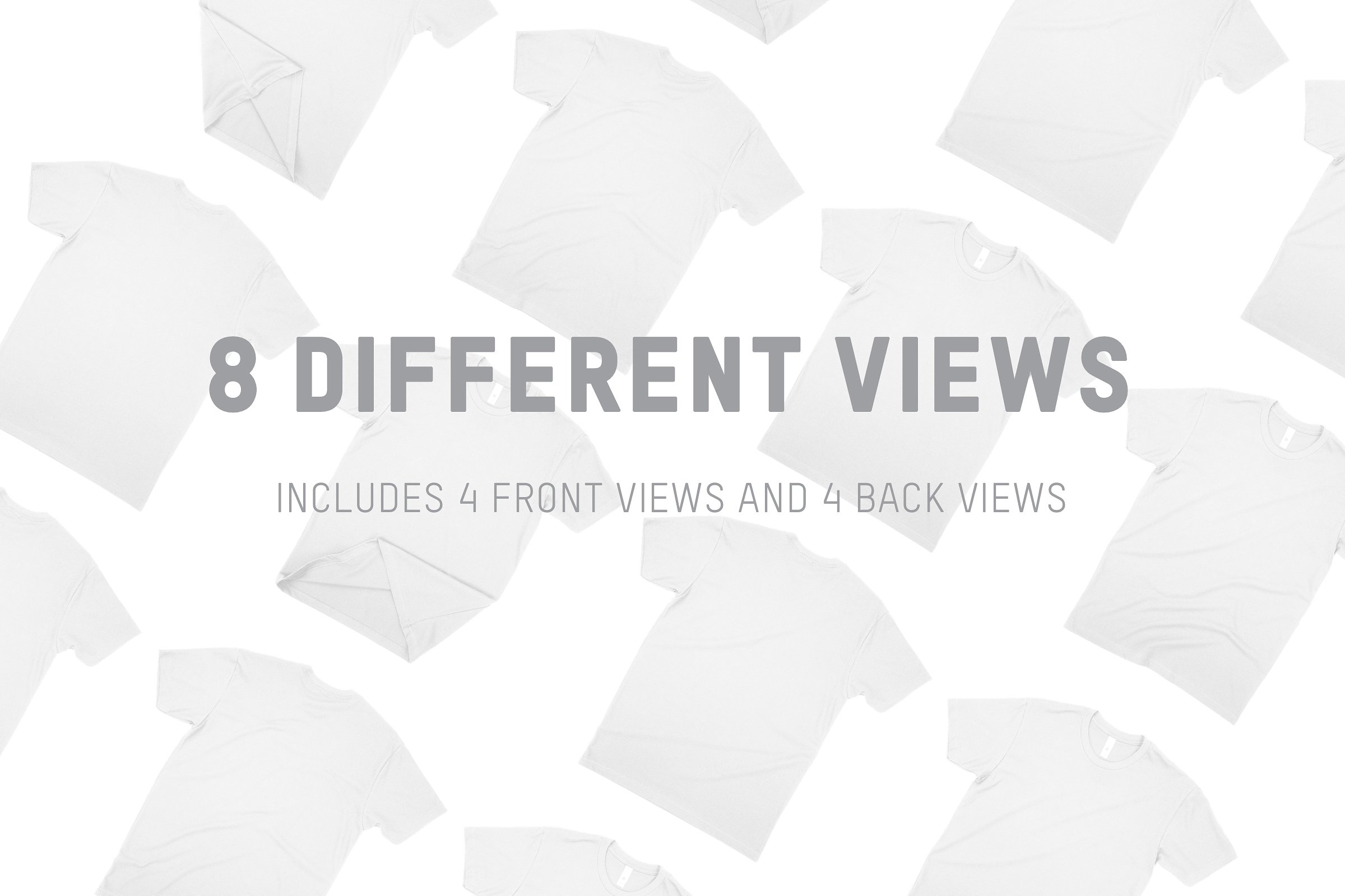 CVC面料男士T恤服装样机 Next Level 6210 Fitted CVC Crew Tee插图(5)