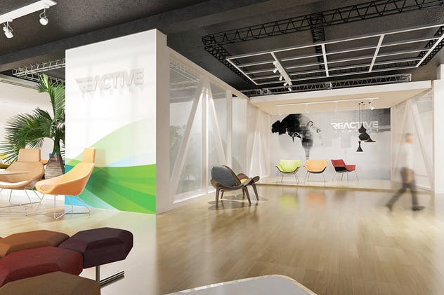 办公室场景品牌VI演示样机v6 Office Branding Mockups V6插图(5)