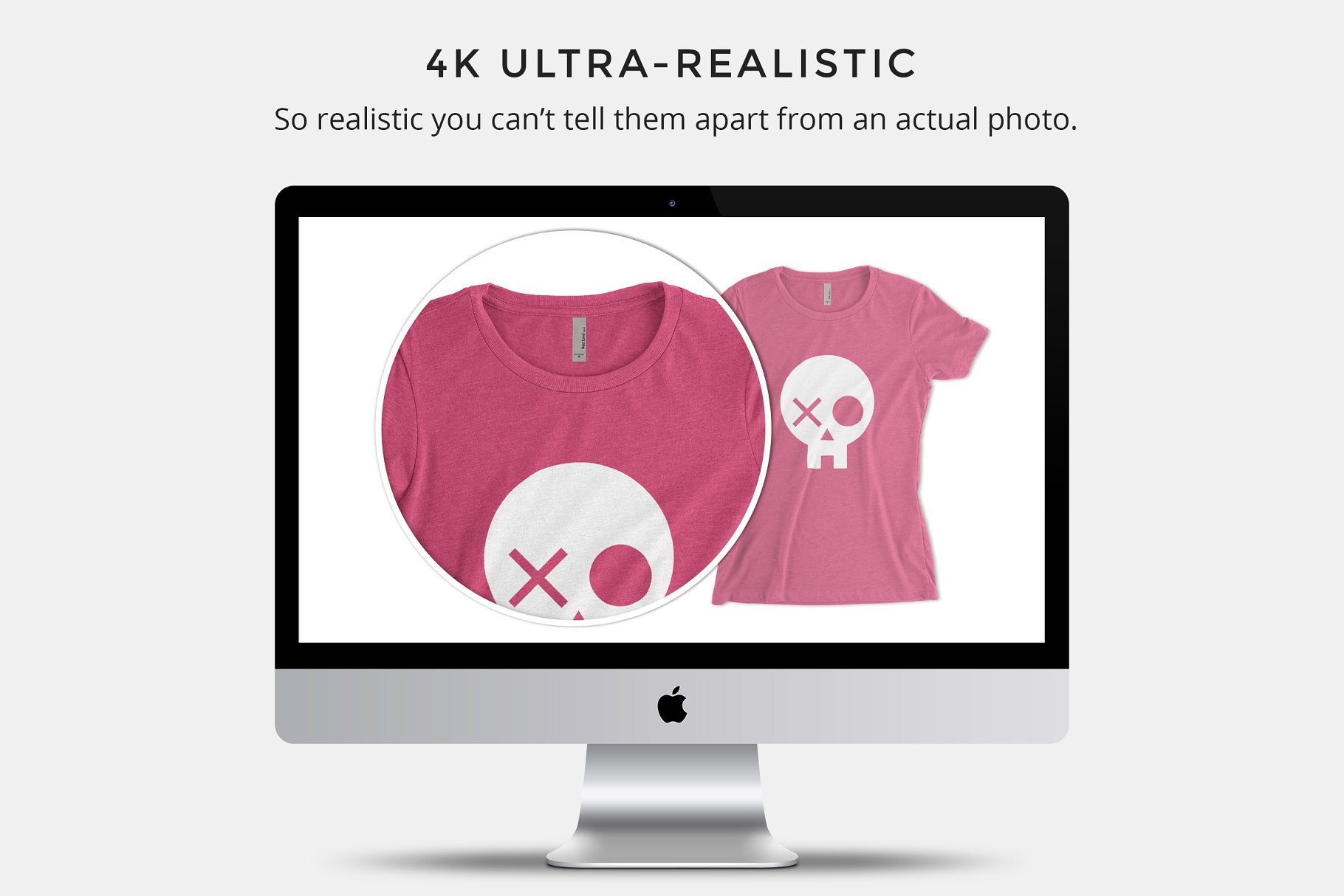 女士收腰T恤样机模板 Next Level 6610 Women’s CVC Tee插图(1)