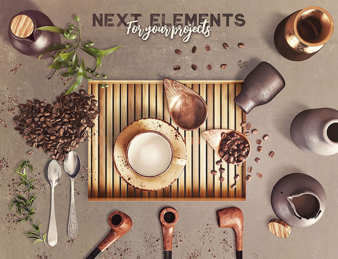 高品质的咖啡&咖啡师展示模型Mockups下载[png,jpg,otf,tif]插图(17)