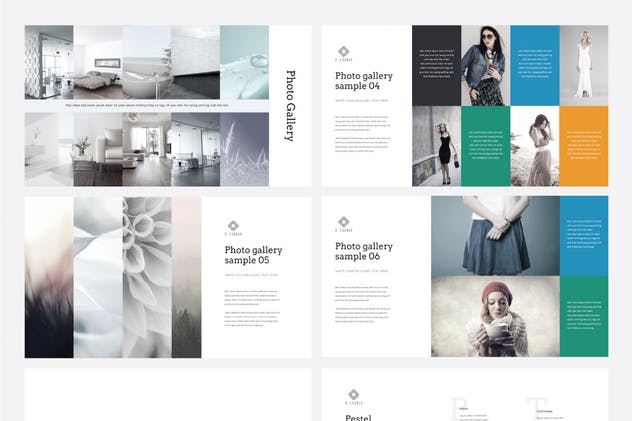 时尚高端简约多用途PPT模板V7 Multipurpose PowerPoint Template V.7插图(12)
