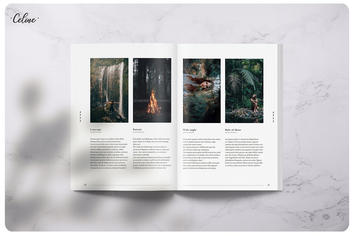 时尚旅游出行图册设计模板插图(4)