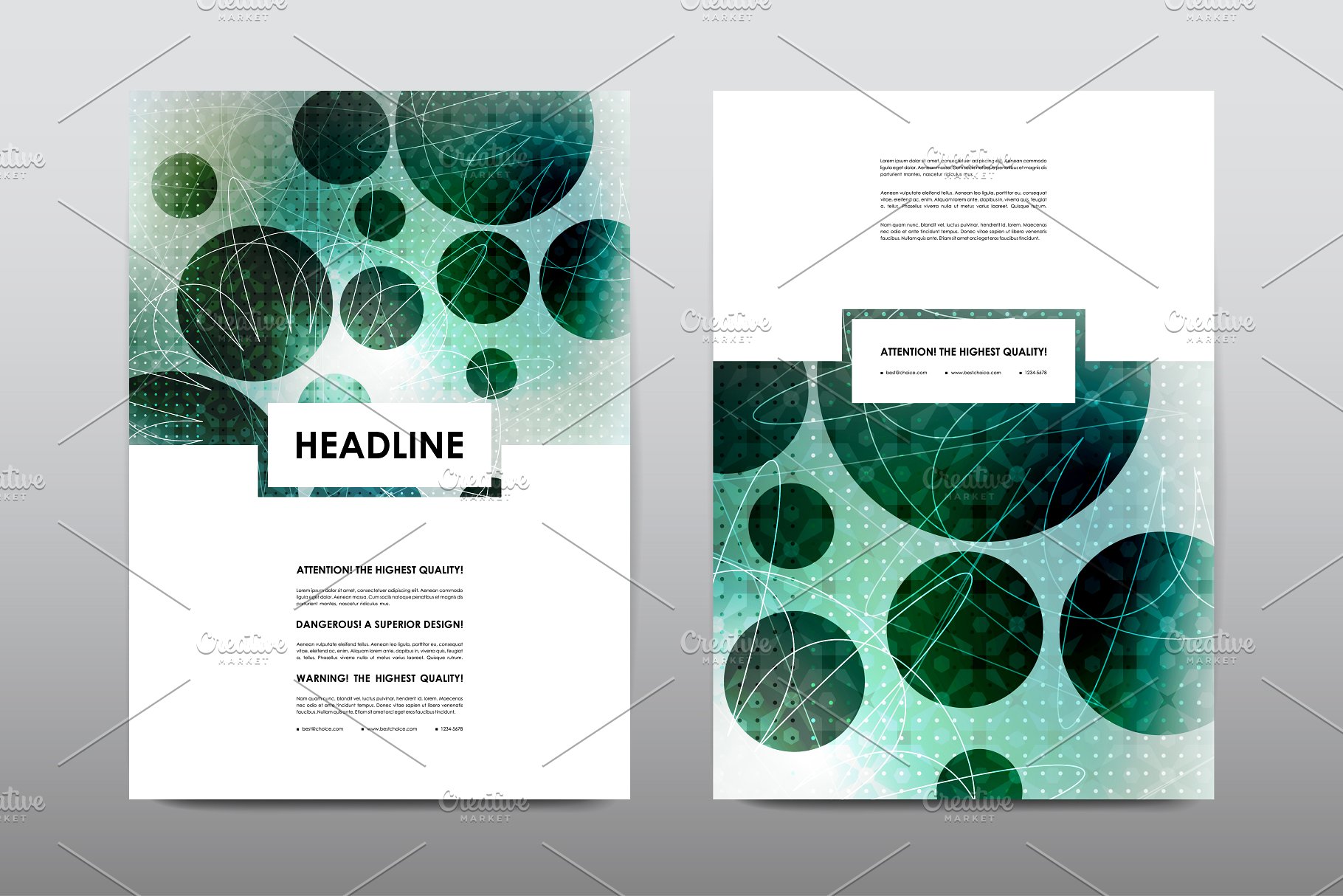 50+企业画册模板合集 50+ Business Brochures Bundle插图(31)