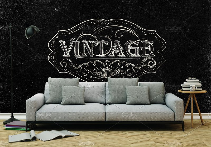 粉笔手绘陈酿啤酒插画元素 Vintage Beer Elements插图(3)