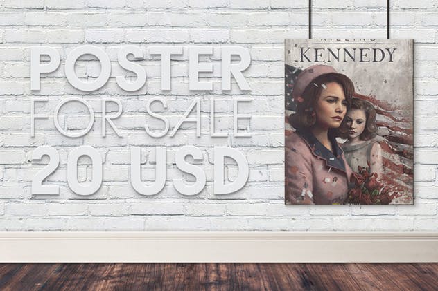 实体墙背景海报艺术作品展示样机模板 Just Frames – Prints Mockups插图(2)