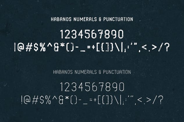 经典复古英文字体 Habanos Retro Font插图(12)