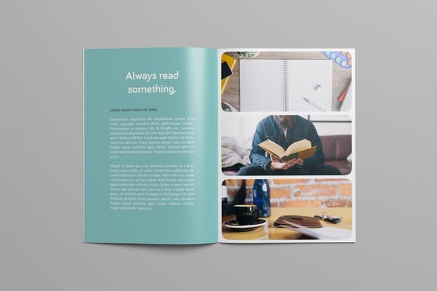 多用途杂志/画册/企业内宣INDD设计模板 Rounded Magazine插图(7)