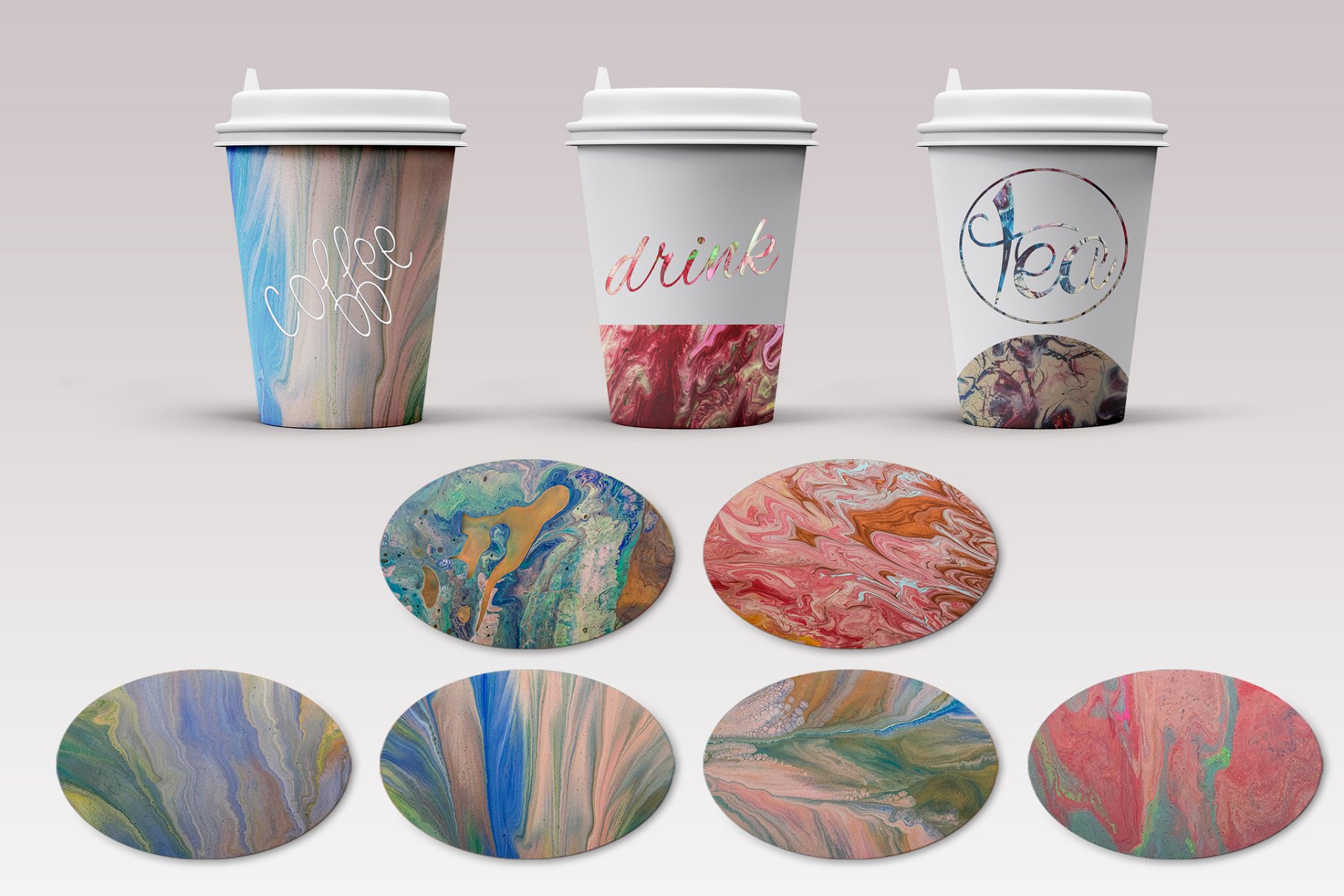 70款液体涂料纹理 Liquid Paint Textures插图(2)