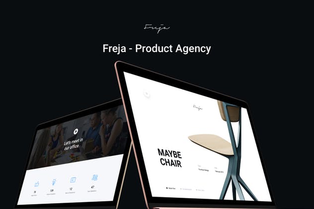 创意代理业务网站/自由职业者个人网站设计UI模板 Triple – Creative Multi-Purpose Portfolio Template插图(2)