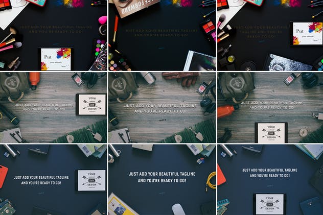 21组多元素食物/旅行/时尚/化妆/摄影主题样机合集 21 Hero/Header images插图(3)