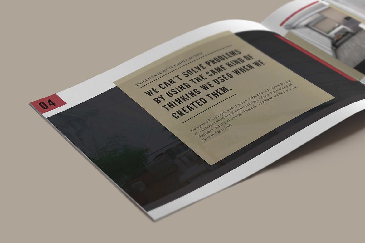 时尚家具产品设计目录画册设计模板 Furniture Brochure插图(3)