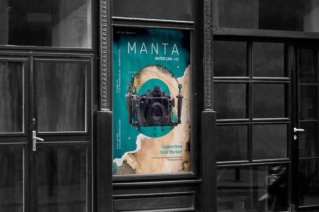 摄影器械单反相机新品发布海报设计模板 Photography Poster插图(3)