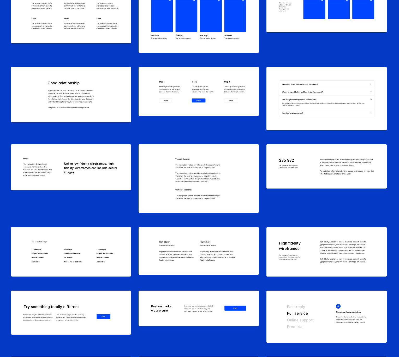 UI界面设计必备：高效率高保真产品原型线框图套件 dot [SKETCH, XD & Figma]插图(7)