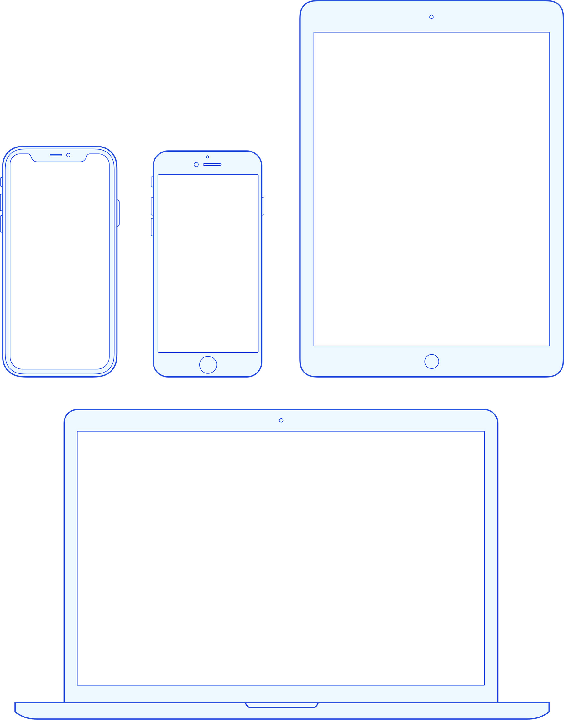 苹果设备线框模板