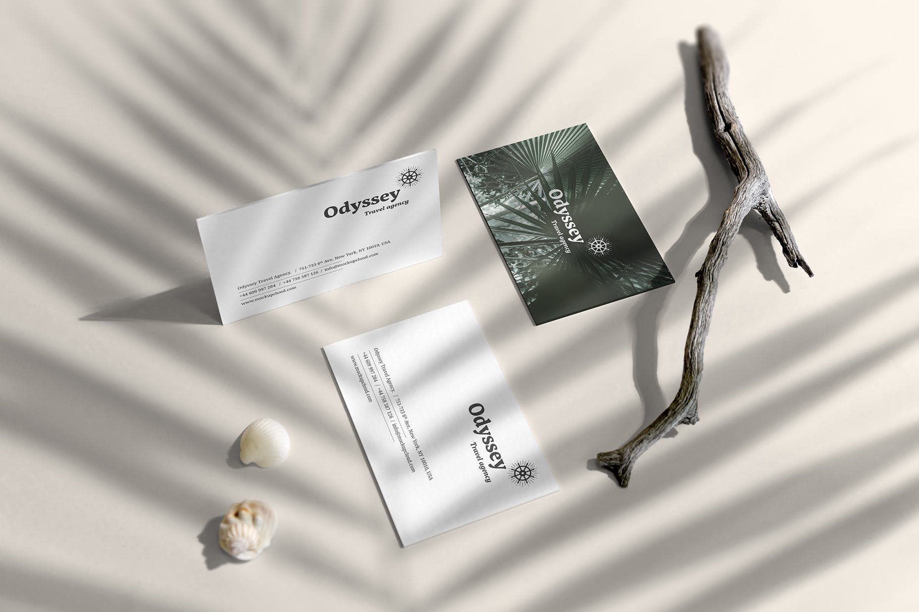 高端优雅风格时尚品牌VI设计效果预览样机套装 Odyssey Branding Mockup插图(10)