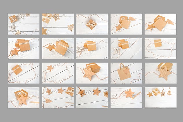 圣诞节礼品主题照片背景场景样机合集 Christmas Mock Up Photos Collection插图(4)