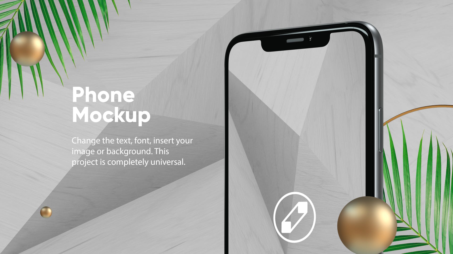 优雅时尚风格3D立体风格iPhone手机屏幕预览素材库精选样机 10 Light Phone Mockups插图(6)
