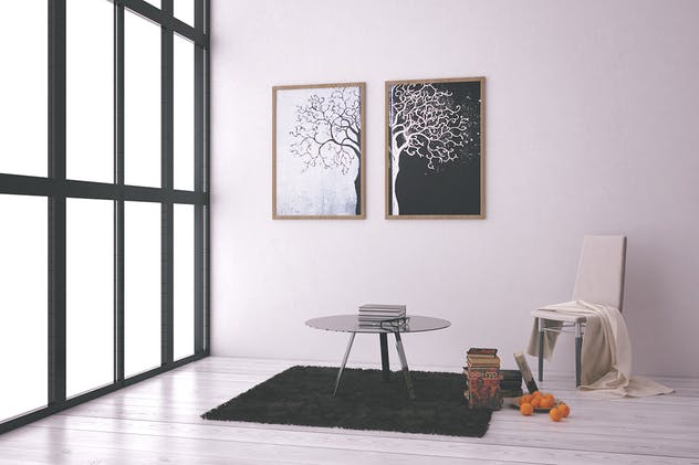 摄影艺术作品墙样机Vol.2 Picture Art Mockup [Vol 2]插图(8)