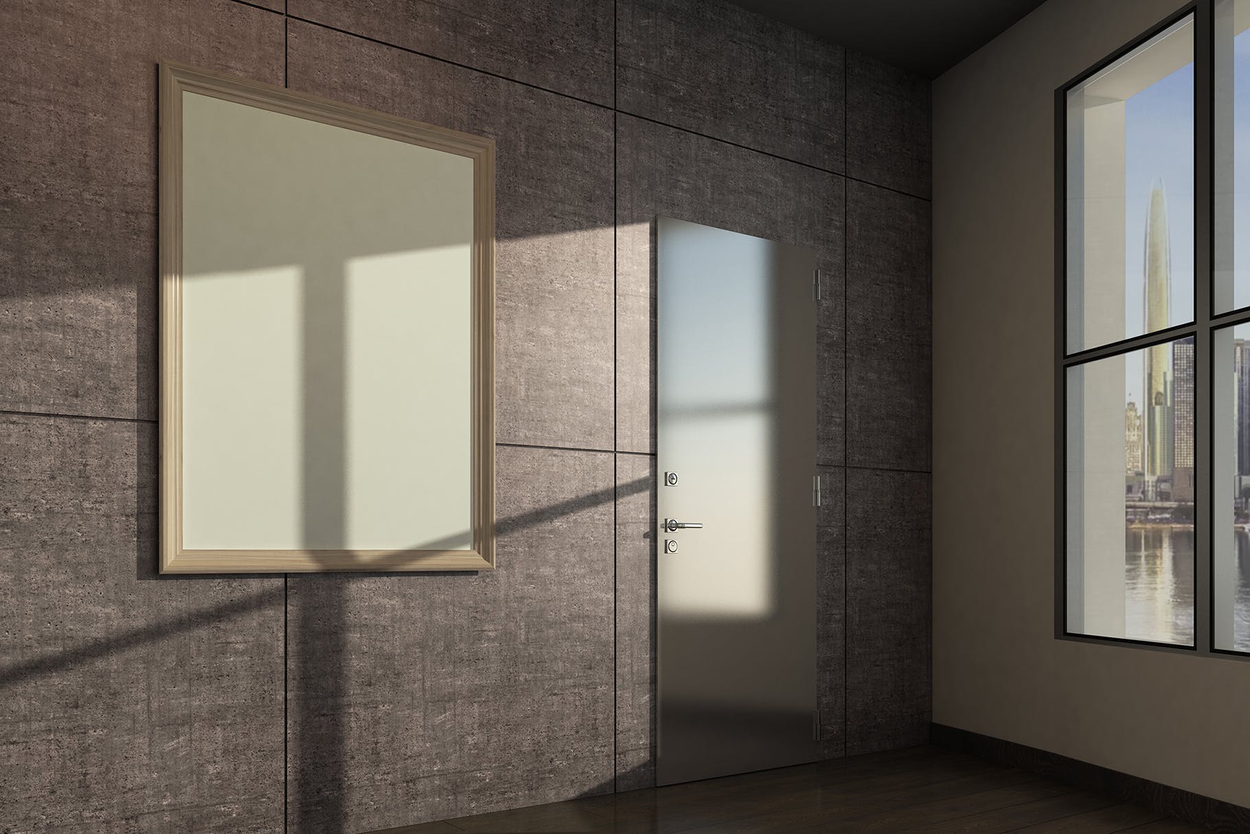 挂墙画框画廊展览样机模板素材3 Gallery Mockup 3插图(8)