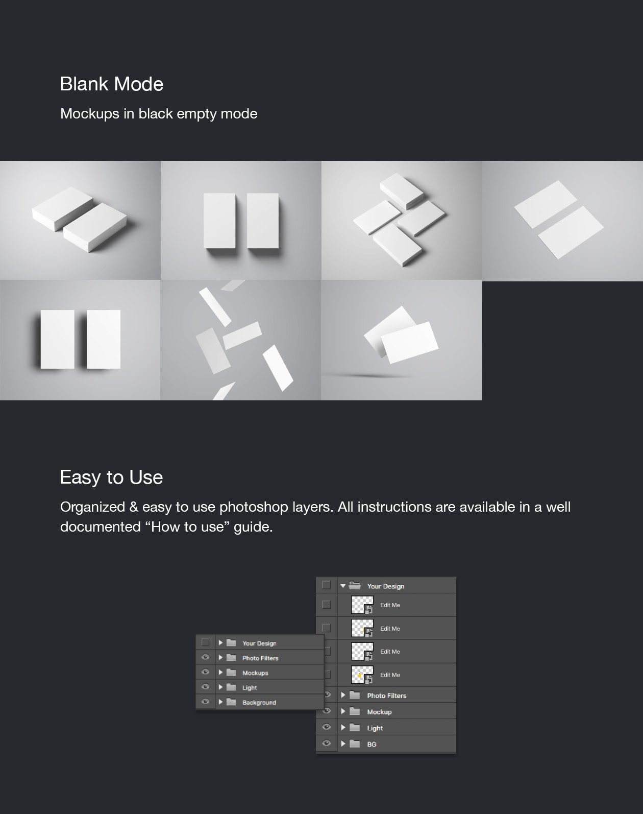 企业名片设计效果图等距网格样机模板 Business Cards Mockup插图(10)